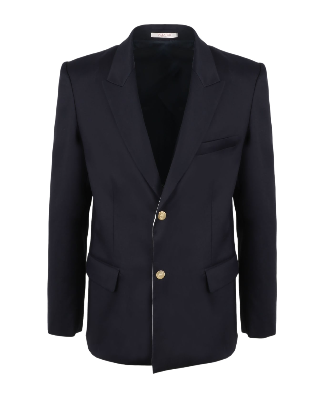 Classic Buttoned Blazer - 1