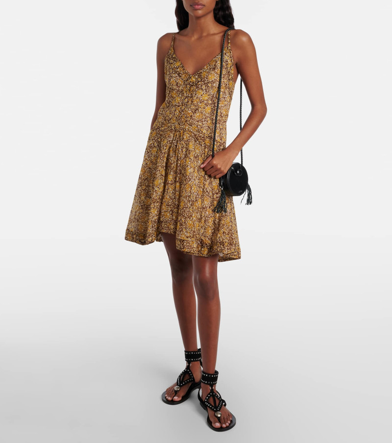 Isabel Marant Étoile Danielle floral cotton voile minidress outlook