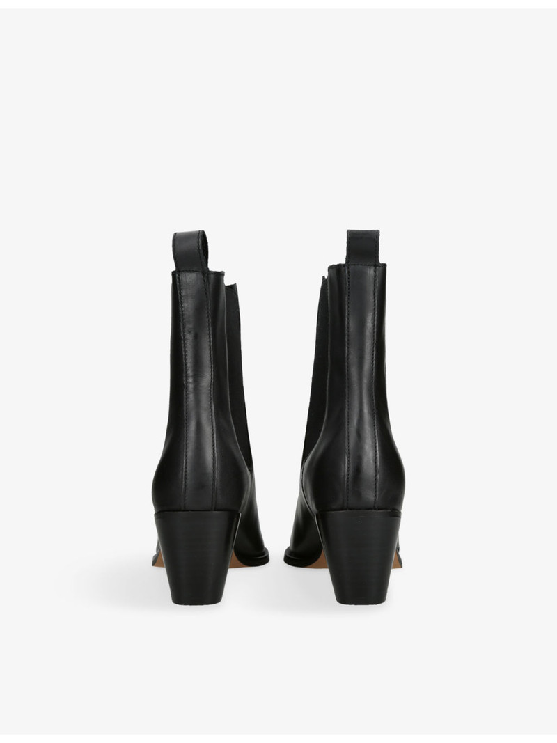 dolce vita Shadie H2O Leather Heeled Ankle Boots outlook