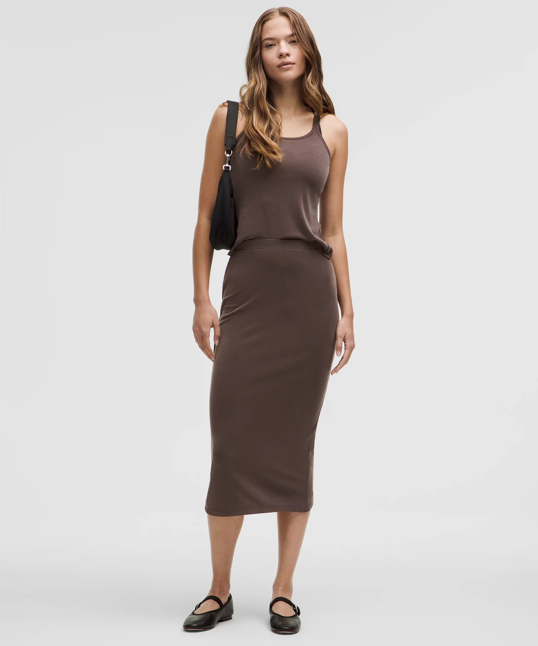 Drapey Softstreme Column Midi Skirt - 2