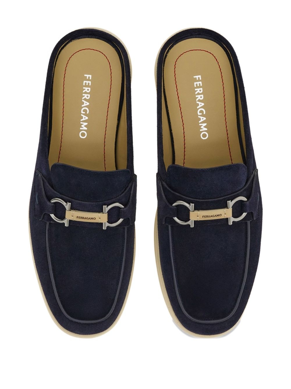 Gancini buckle loafers - 4