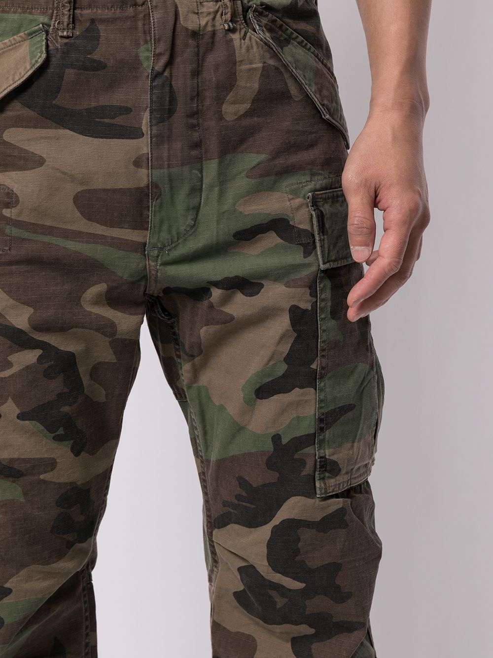 camouflage-print trousers - 5