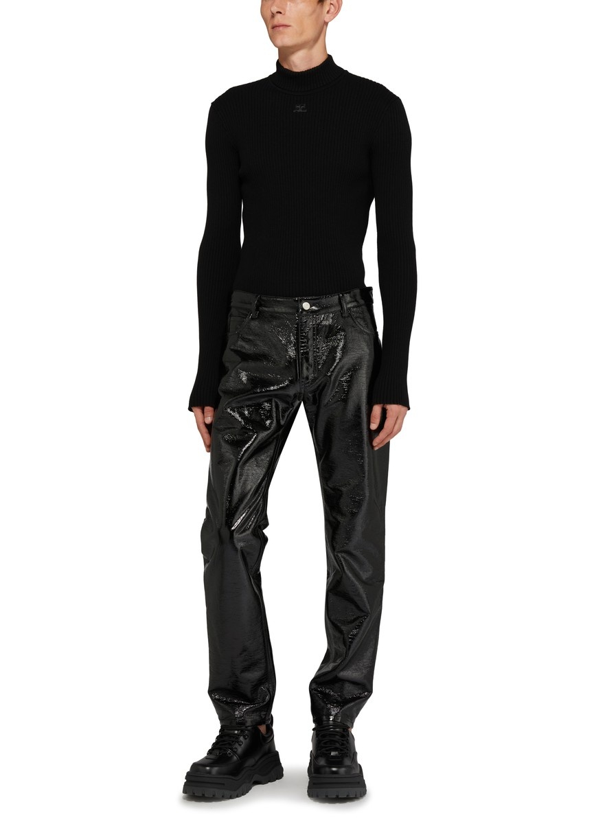 Reedition 5-pocket vinyl pants - 2