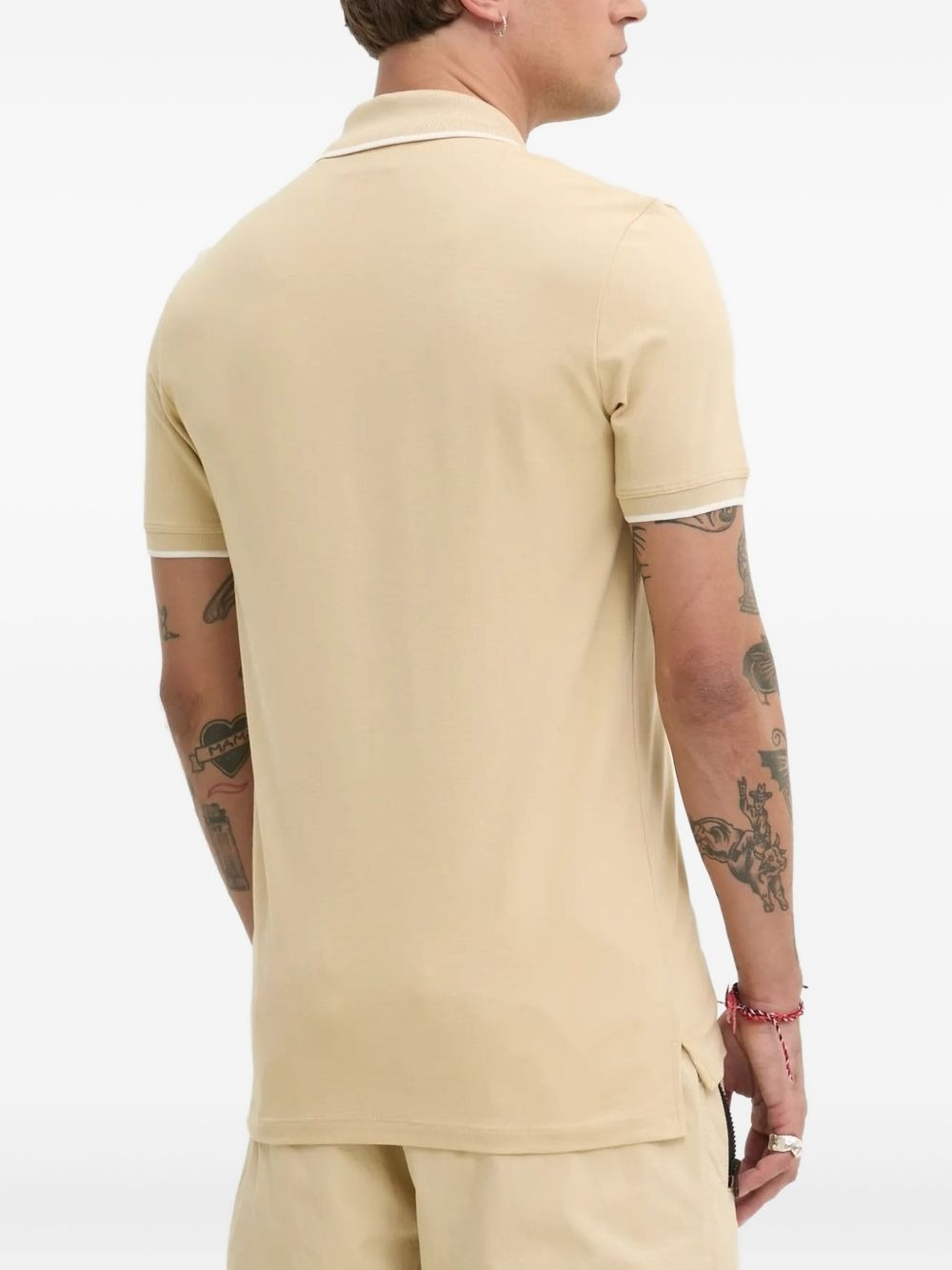 logo-print polo shirt - 2