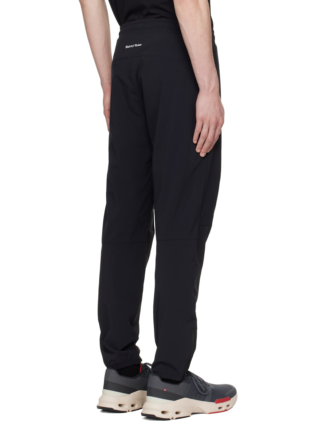 Black Lightweight DWR Track Pants - 3