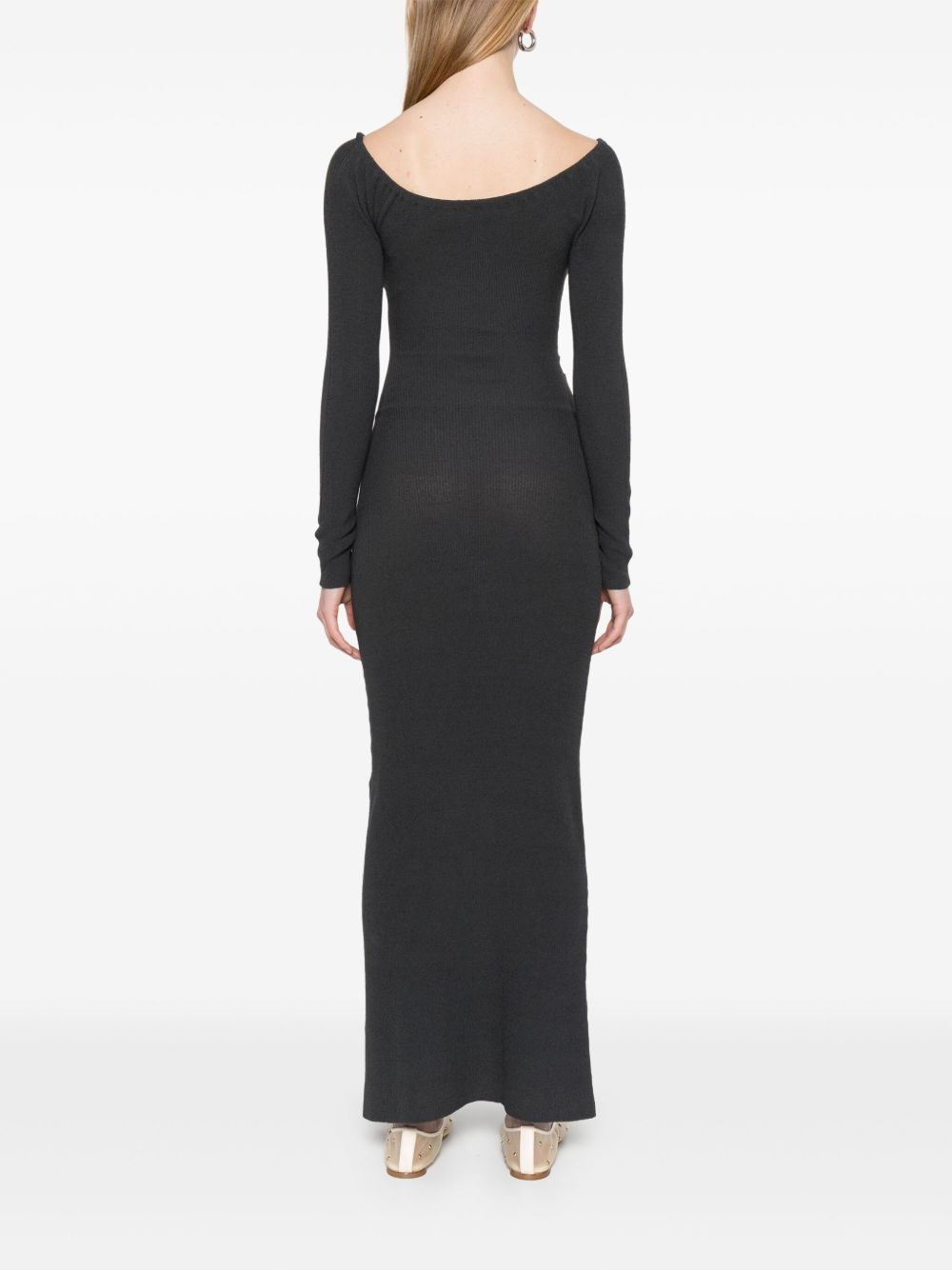 knitted maxi dress - 4