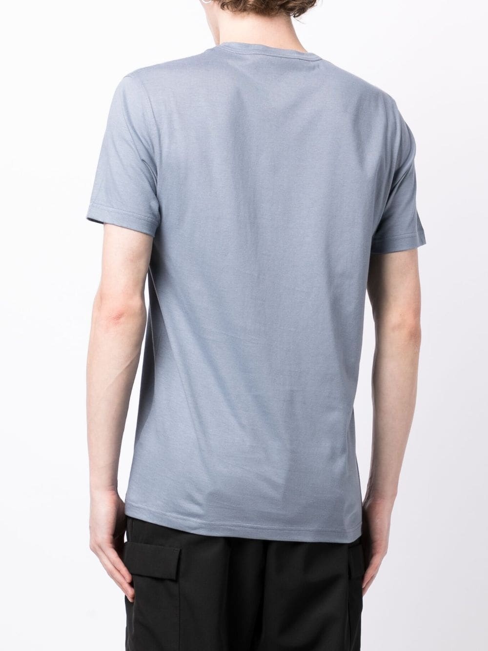 logo-patch cotton T-shirt - 4