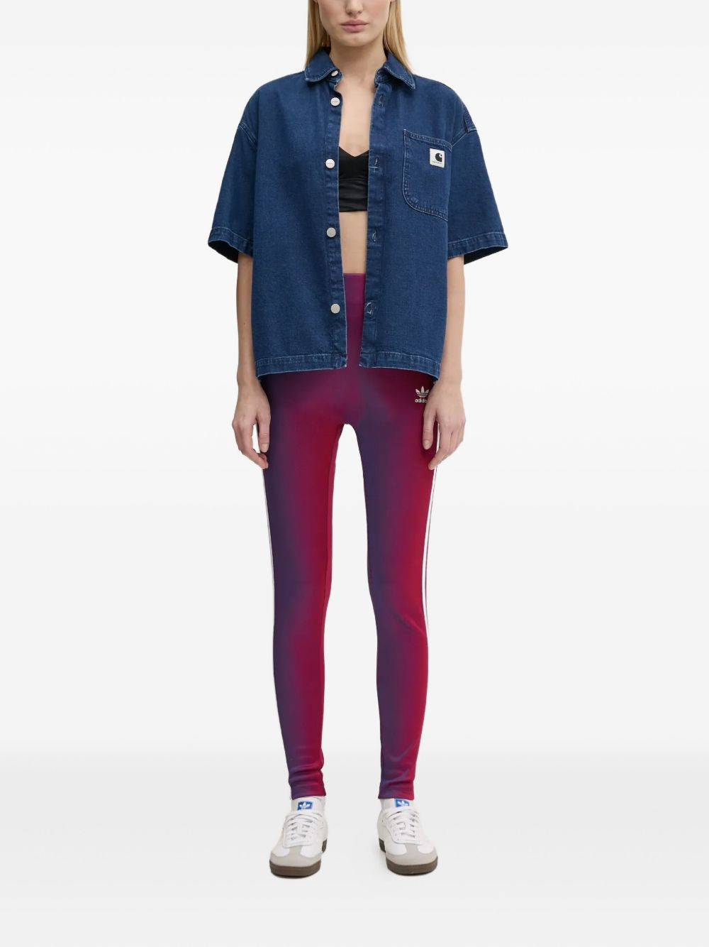 logo-print leggings - 2