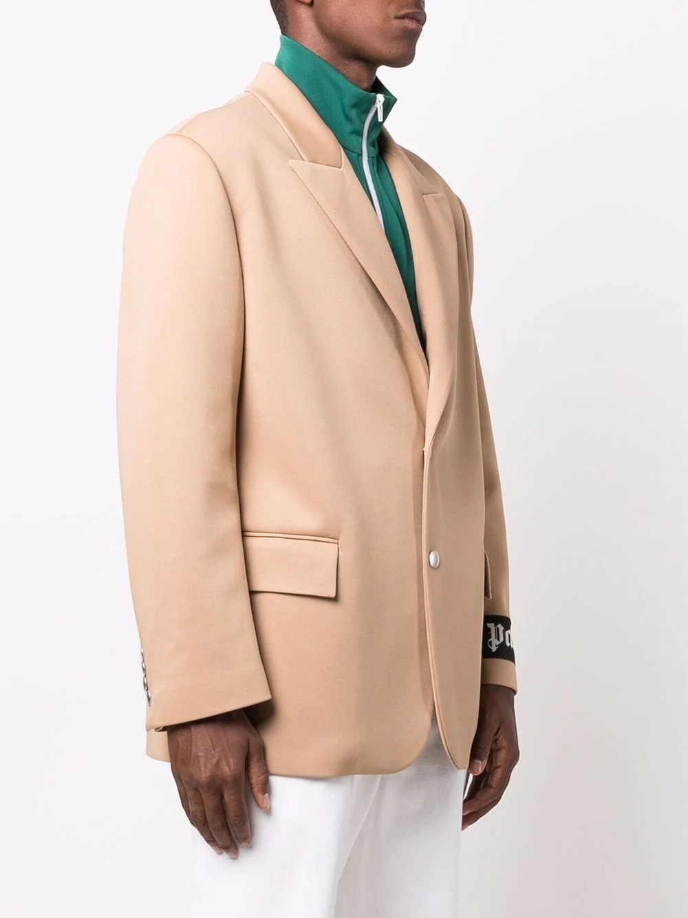 double-layer track blazer - 3