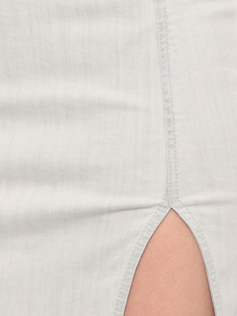 Sacred raw-hem mini skirt 5