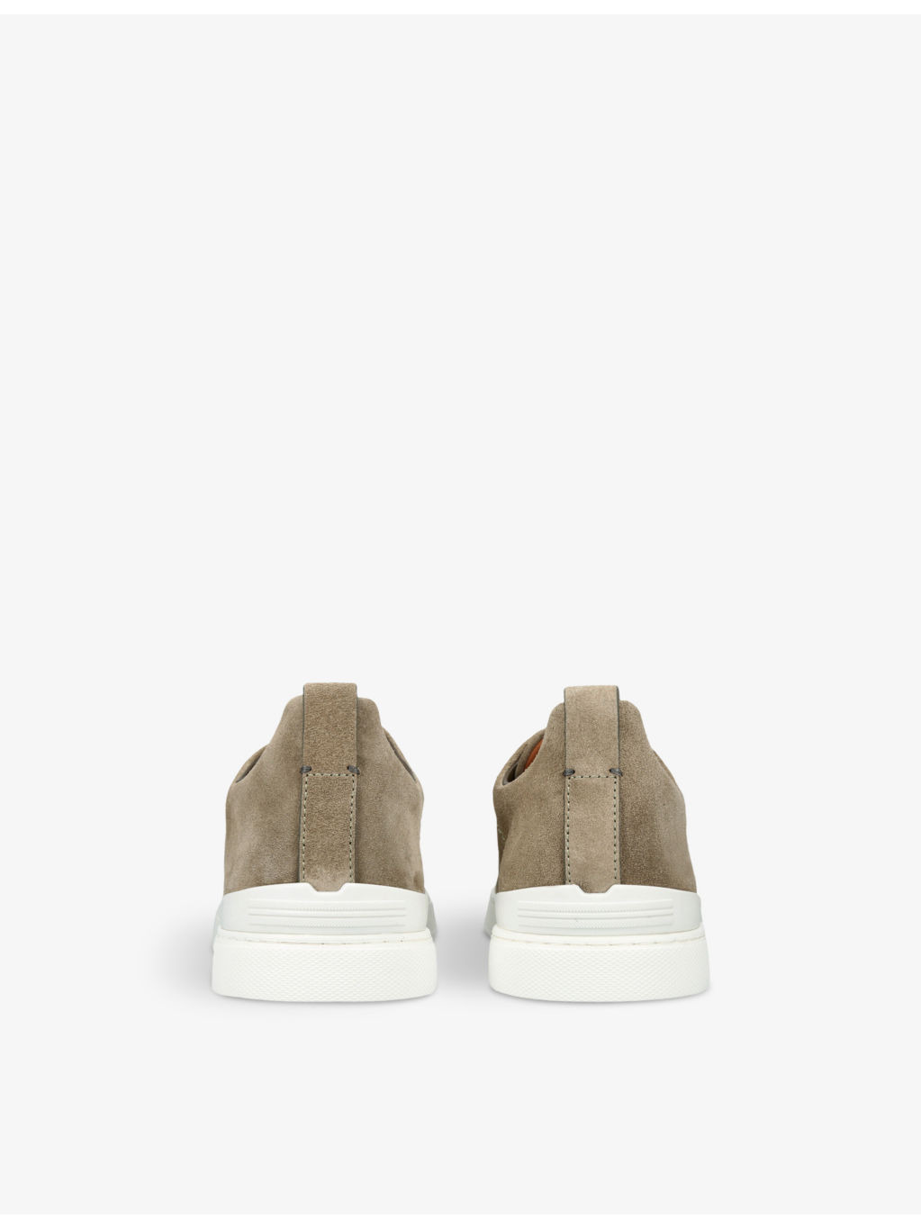 Triple Stitch panelled suede low-top trainers - 4