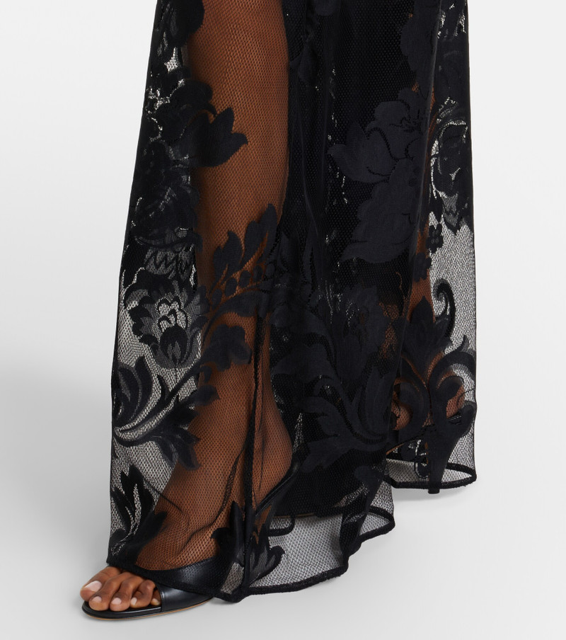 Obie floral mesh jumpsuit 4