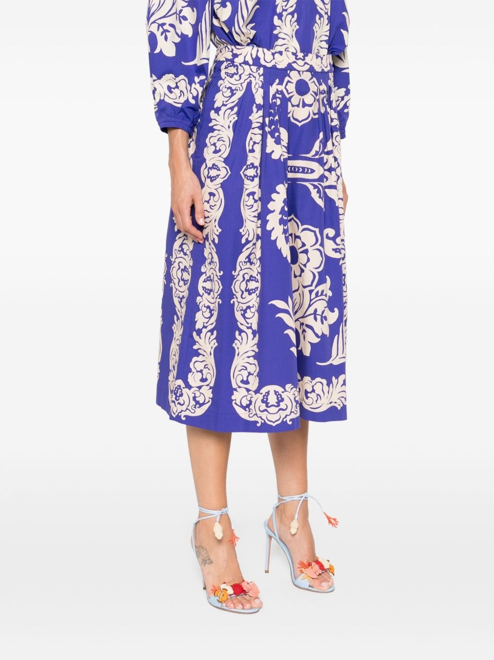 printed midi skirt - 3