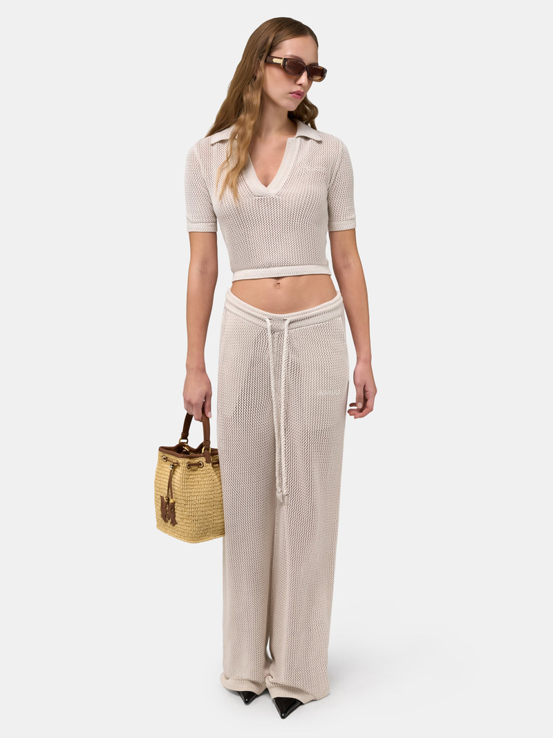 AMIRI WOMEN'S AMIRI CROCHET MESH PANT outlook