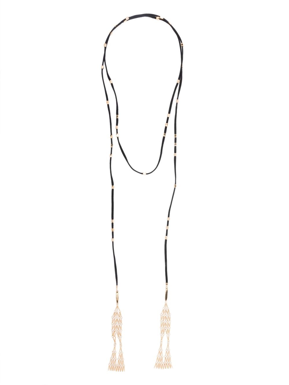metal-tassel necklace - 1