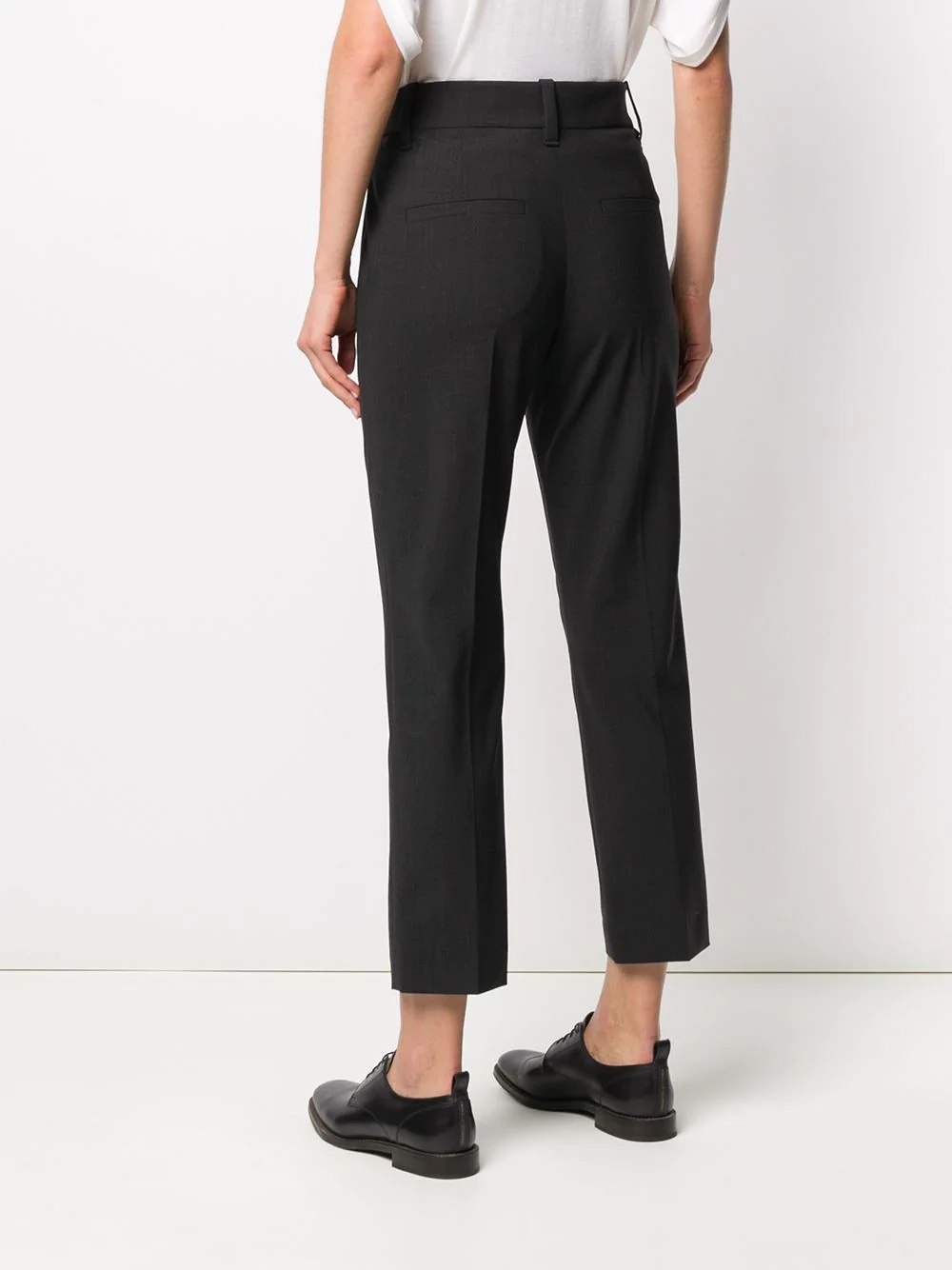 high-rise tailored trousers - 4