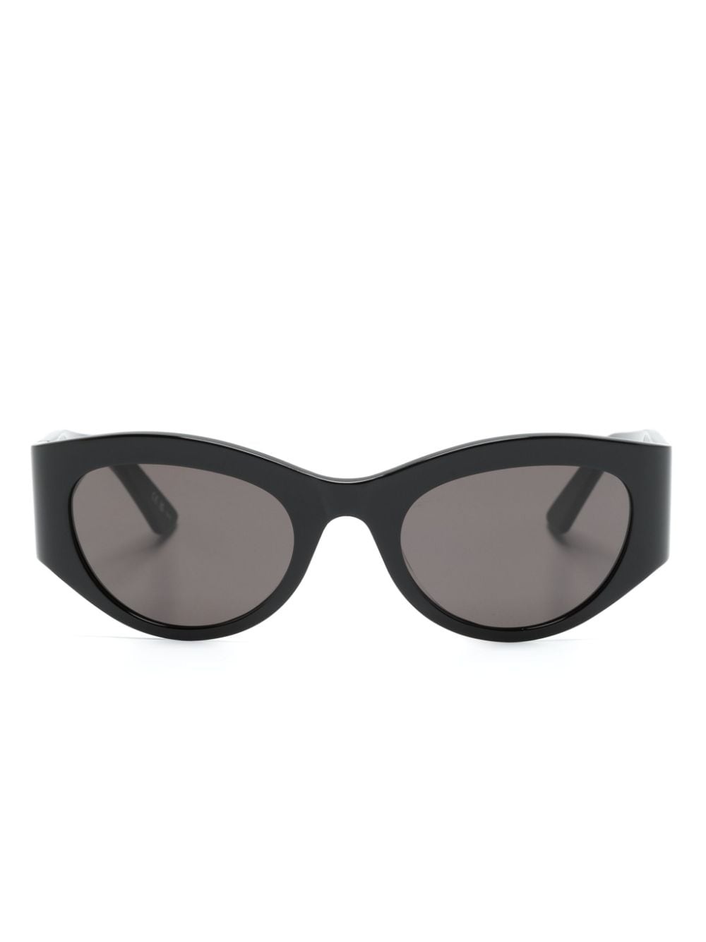 oval-frame sunglasses - 1