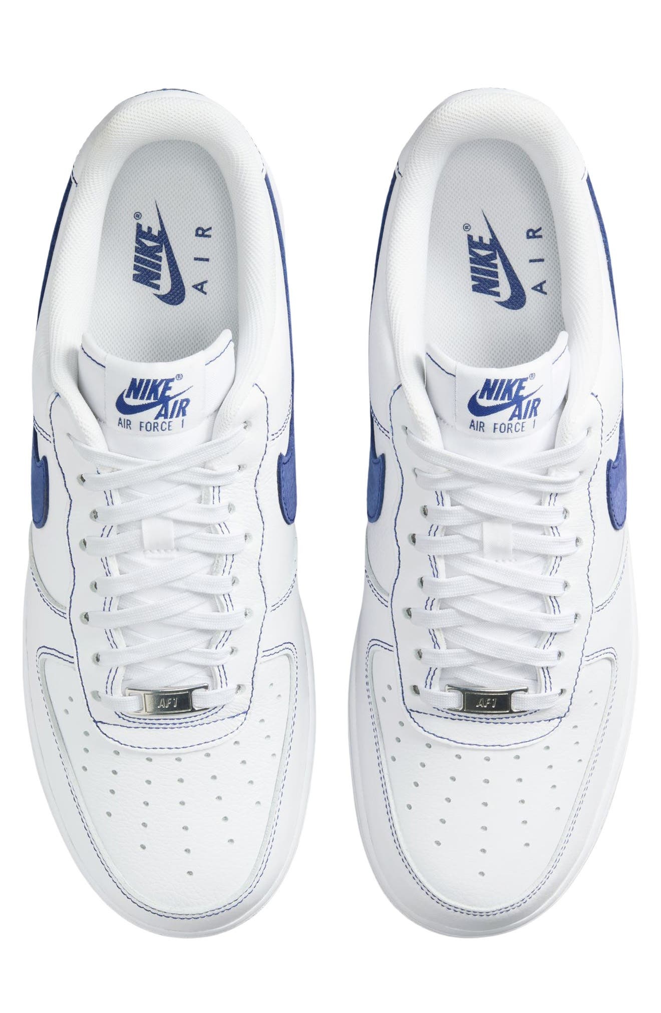Nike Air Force 1 '07 LV8 Sneaker in White/Deep Royal Blue at Nordstrom - 3