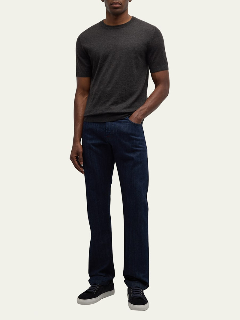 Brioni Men's Cashmere-Silk Crewneck Sweater outlook