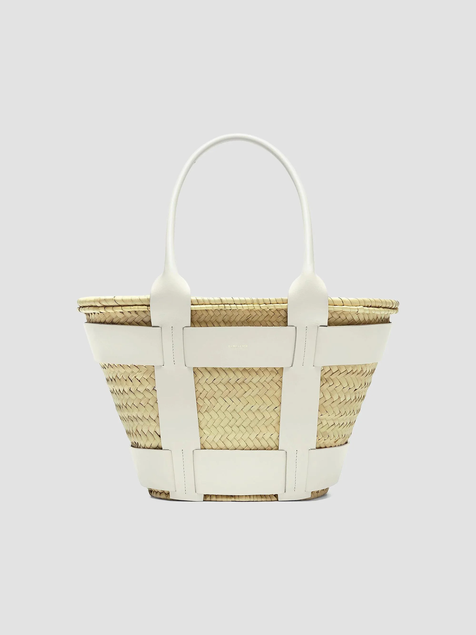 Women's Santorini Raffia Tote Bag - Natural Off White - 1