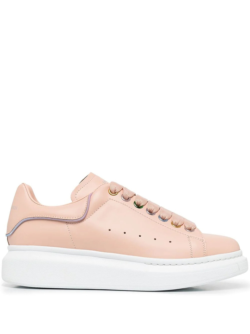 Alexander McQueen multicolour eyelet lace up sneakers outlook