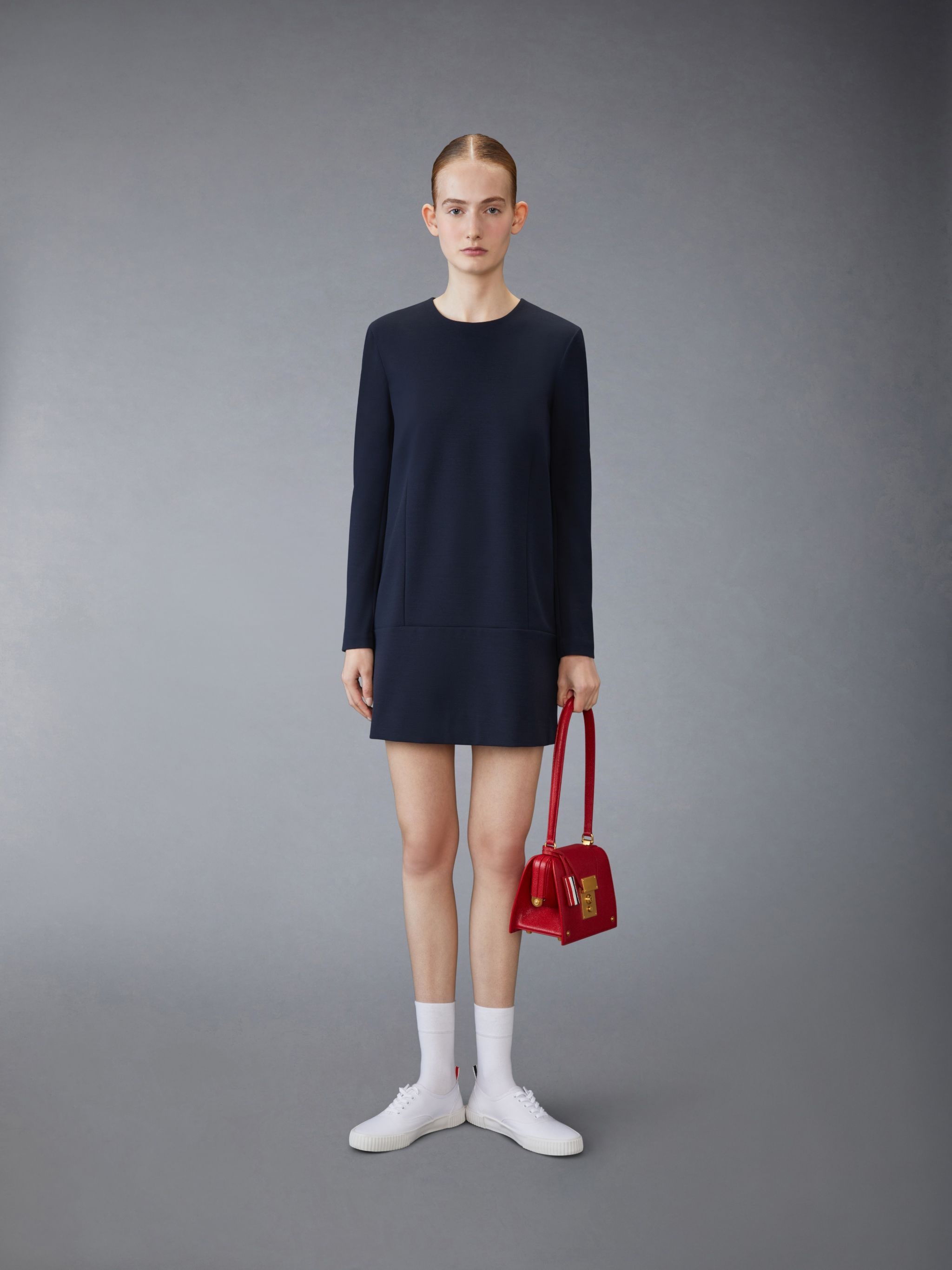 Wool Tech Milano Mini Shift Dress - 4