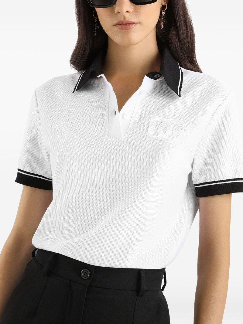 embroidered-logo polo top 5
