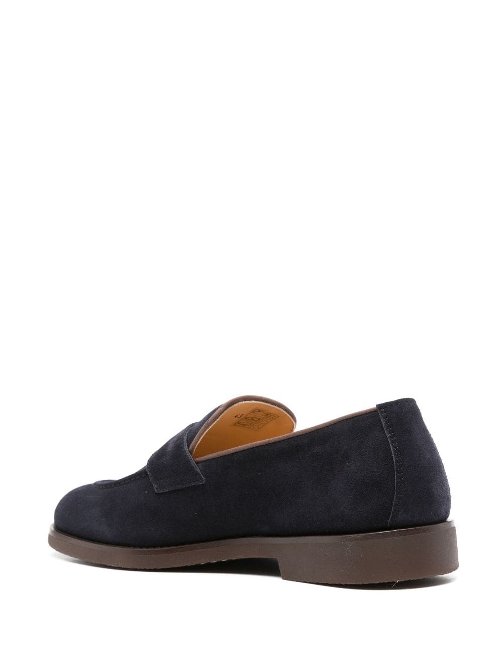penny-slot suede loafers - 3