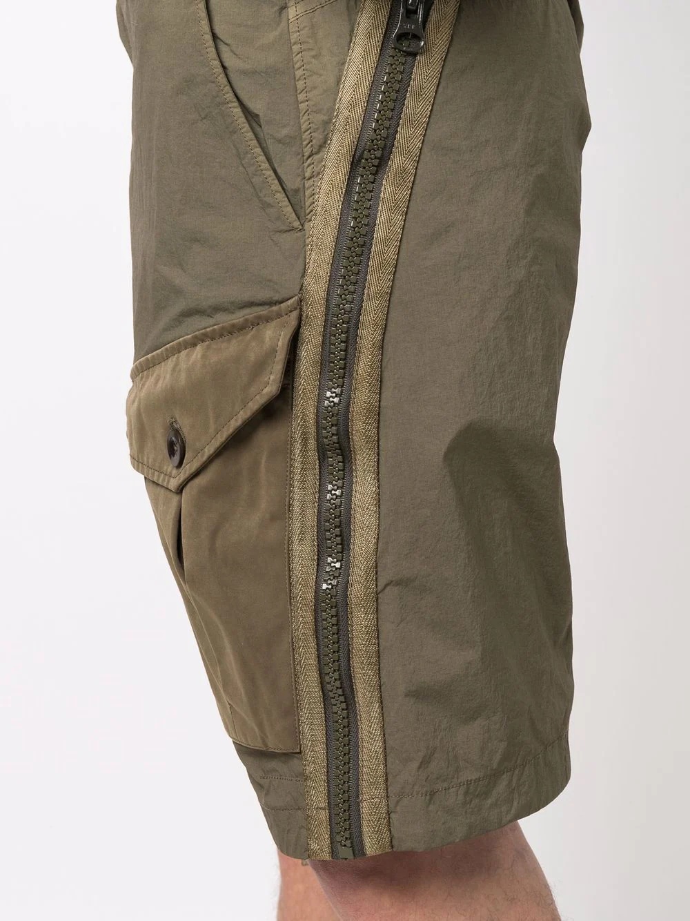 zip-detail bermuda shorts - 5