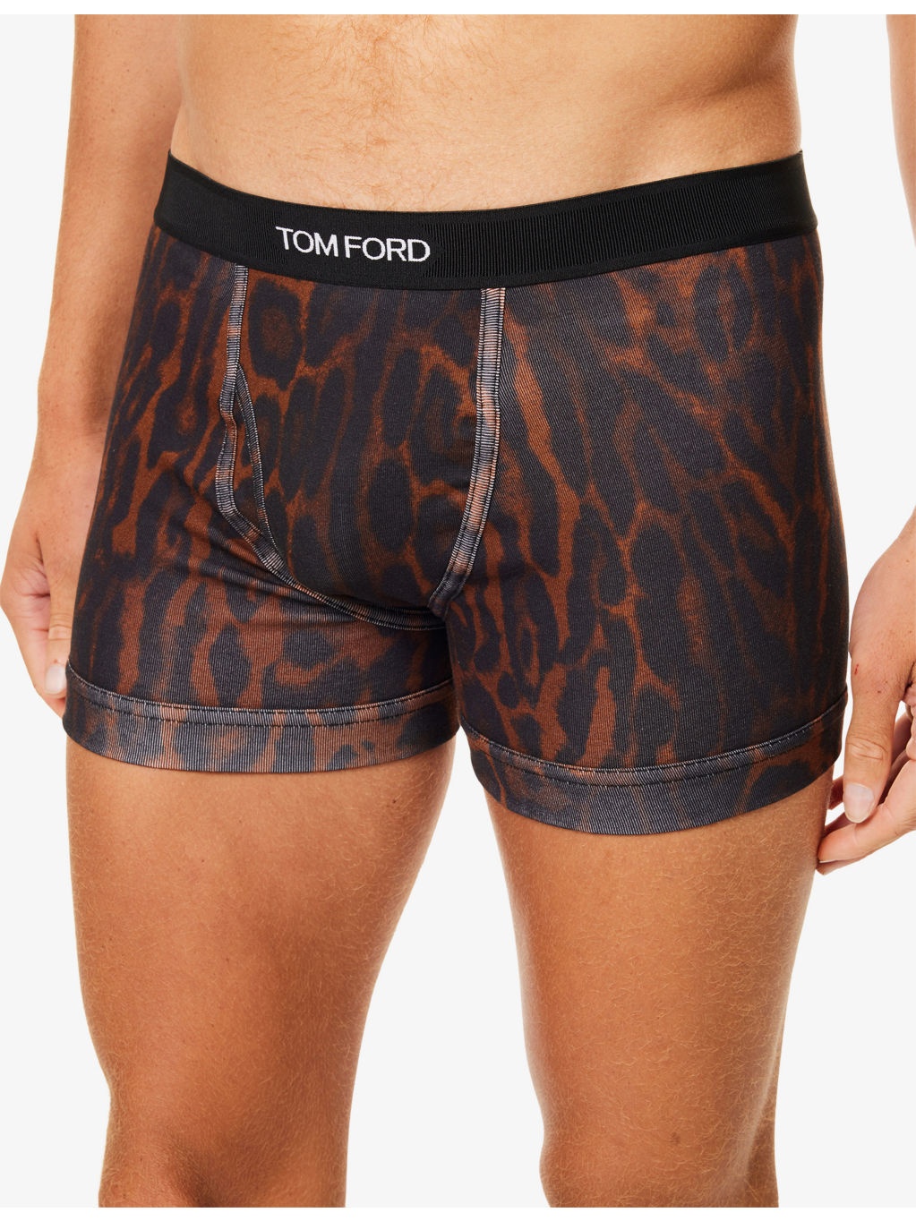 Graphic Branded-Waistband Cotton-Jersey Boxer Briefs - 4
