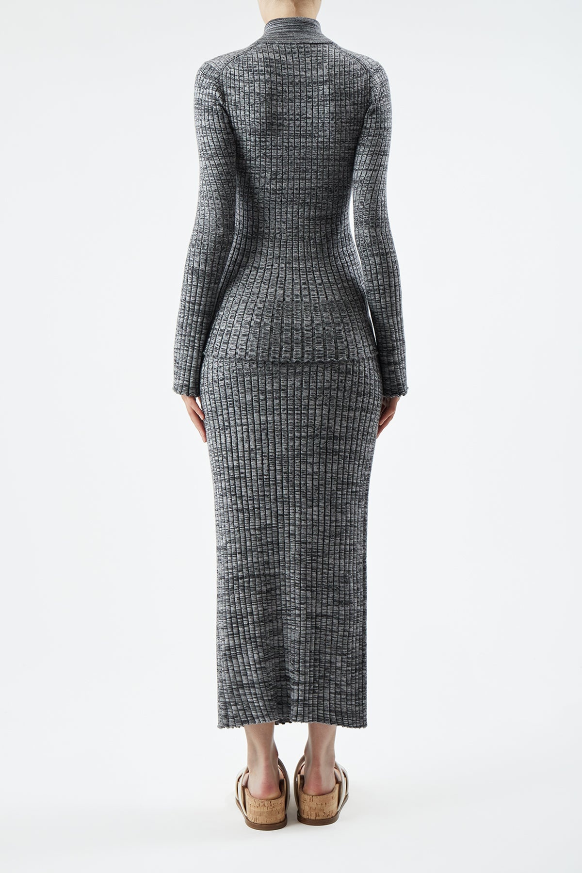 Conti Skirt in Aran Cashmere - 5