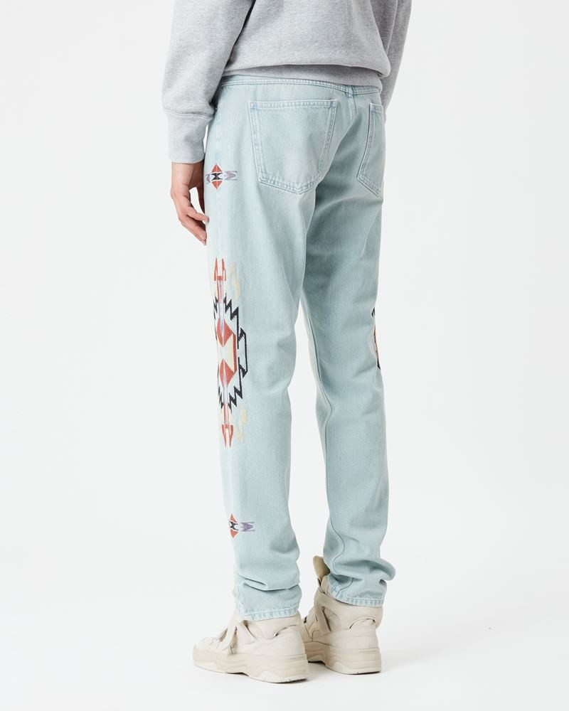 JASPER EMBROIDERED JEANS 5