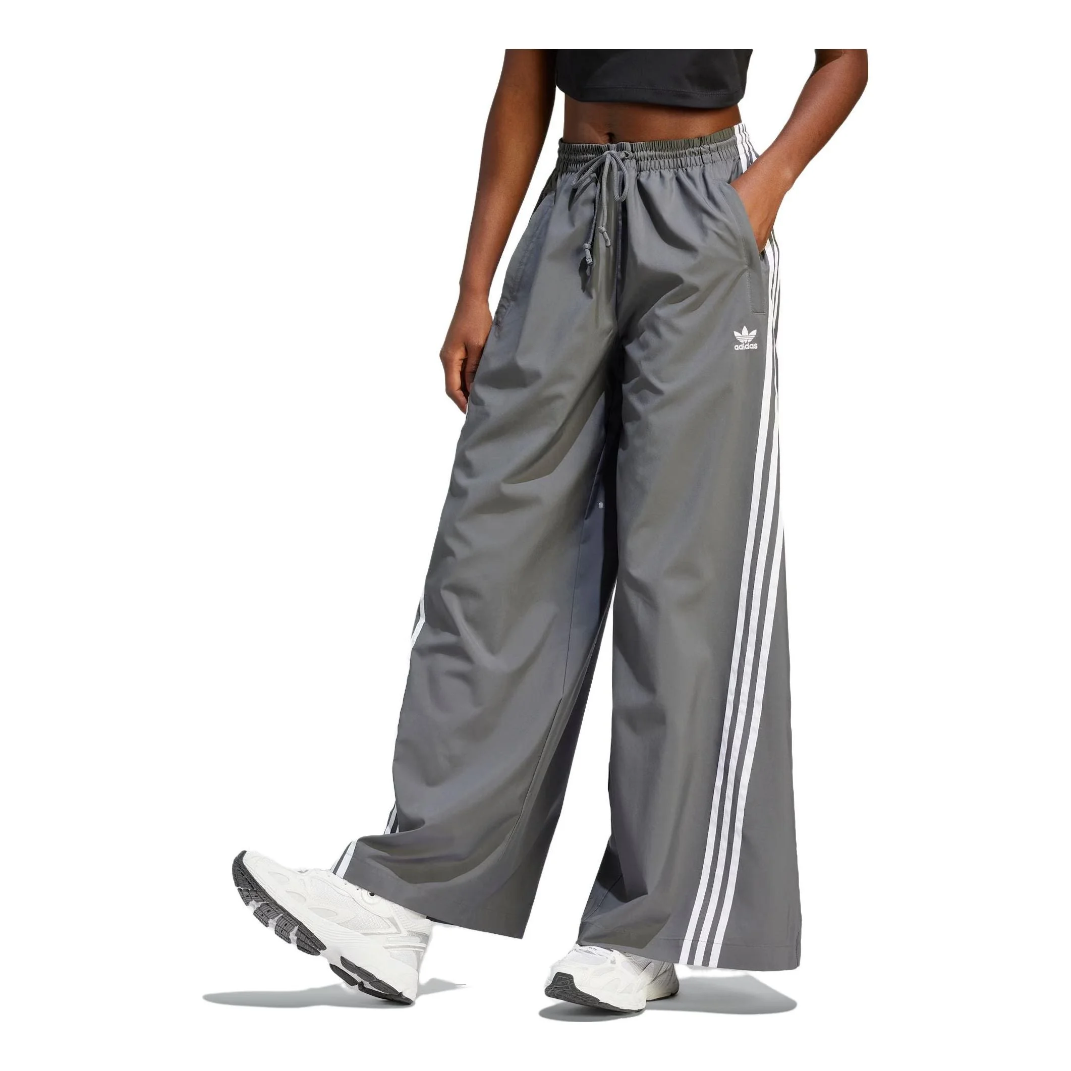(WMNS) adidas 원본 Adilenium 대형 궤도 바지 '회색' IV9317 - 1