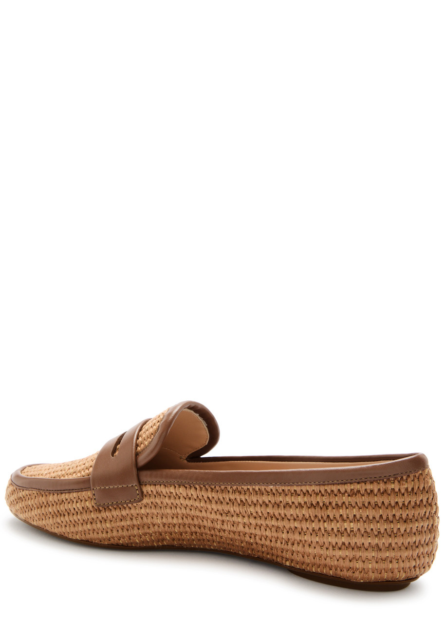 Gianvito Rossi Giorgia Marbella Raffia Loafers - 2