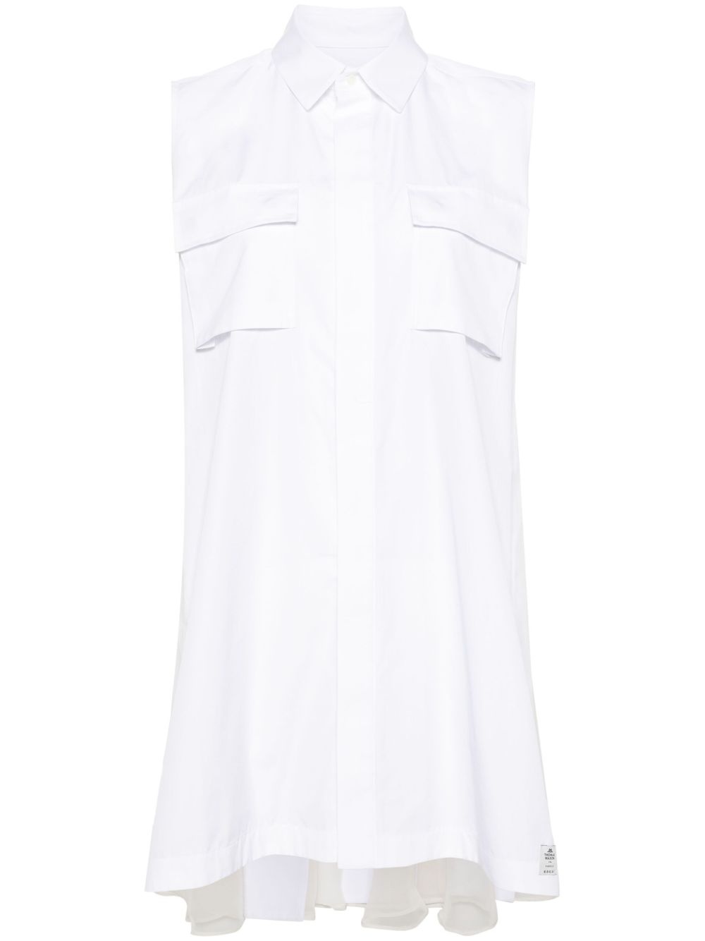 pleated mini dress - 1