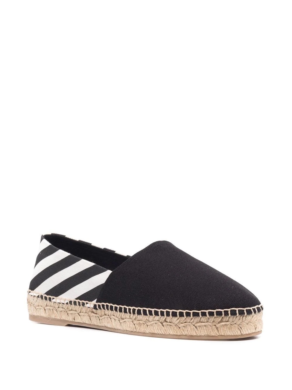 diagonal stripe espadrilles - 2