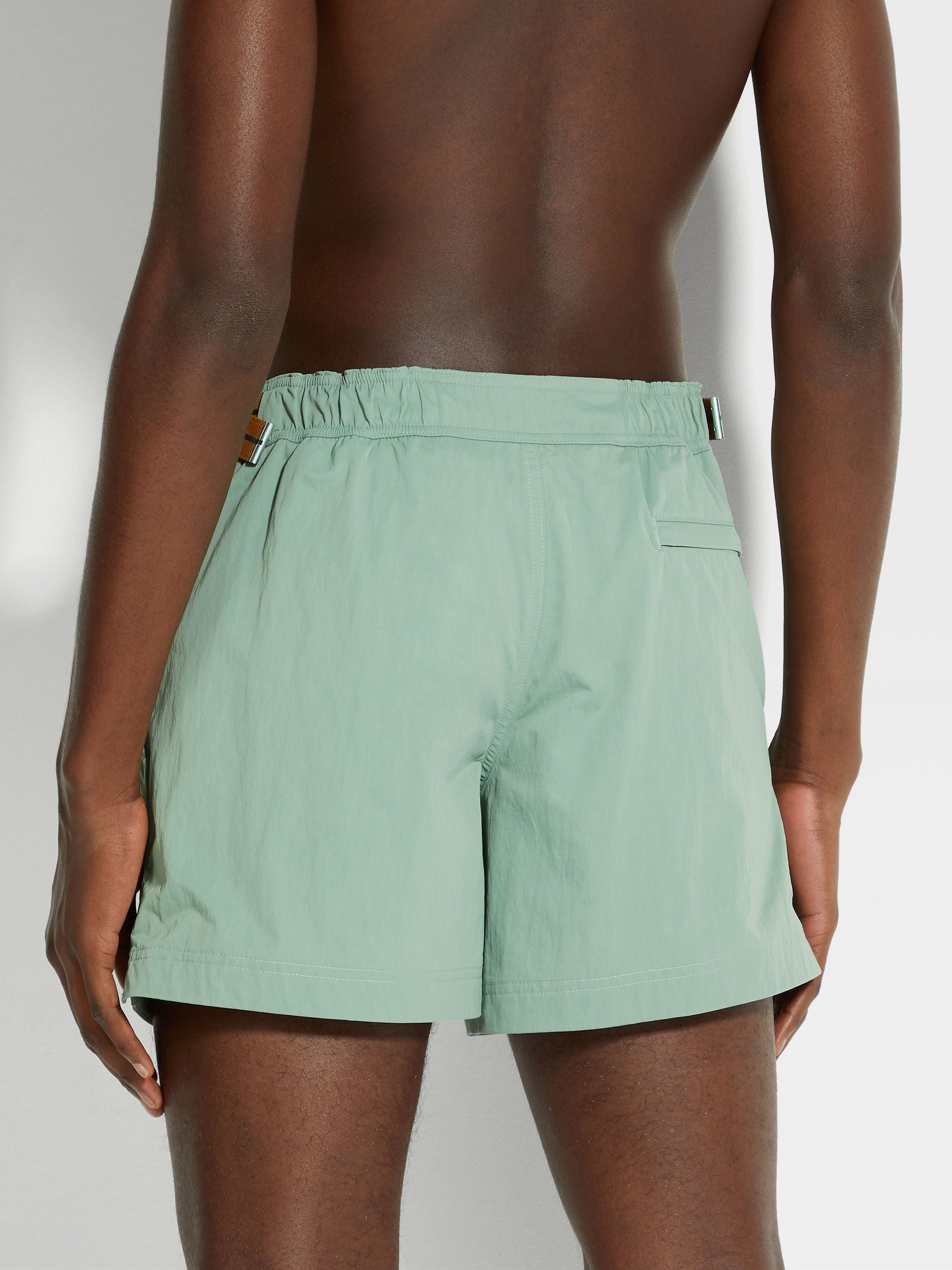 ZEGNA 232 ROAD BRAND MARK SWIM TRUNKS - 3
