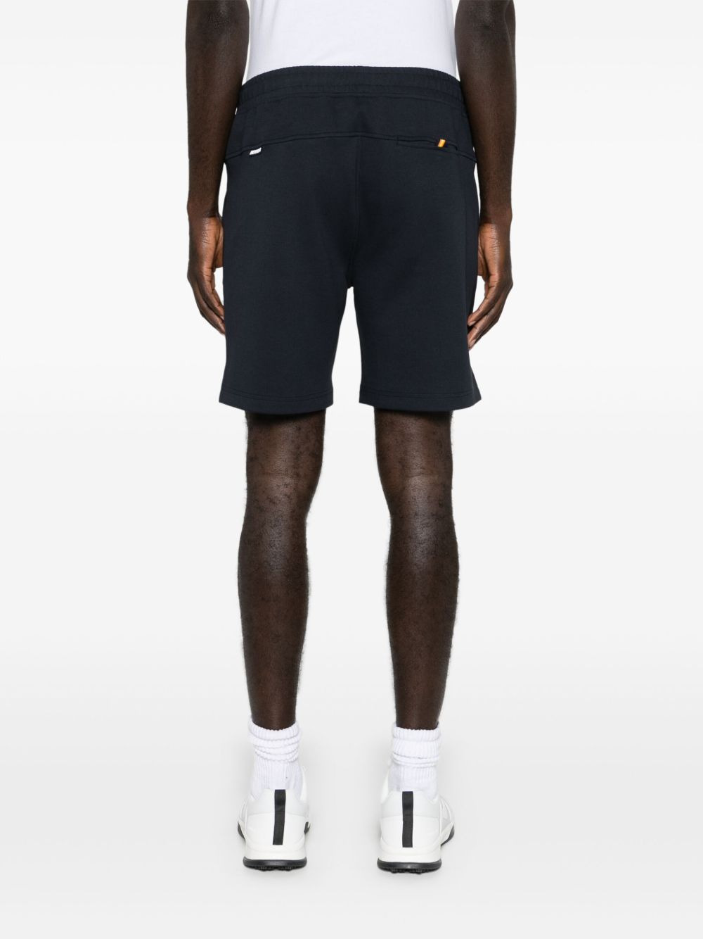 rubberised-logo track shorts - 4