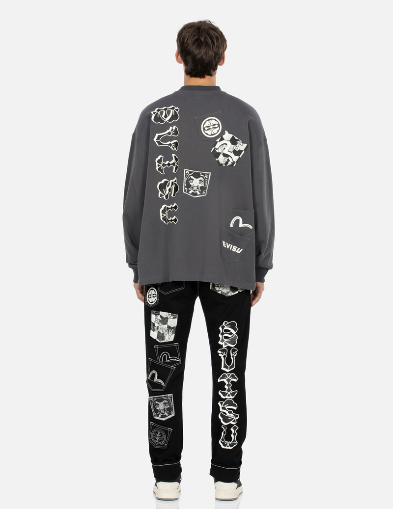 MULTI-POCKET CARROT FIT DENIM JEANS #2017 5