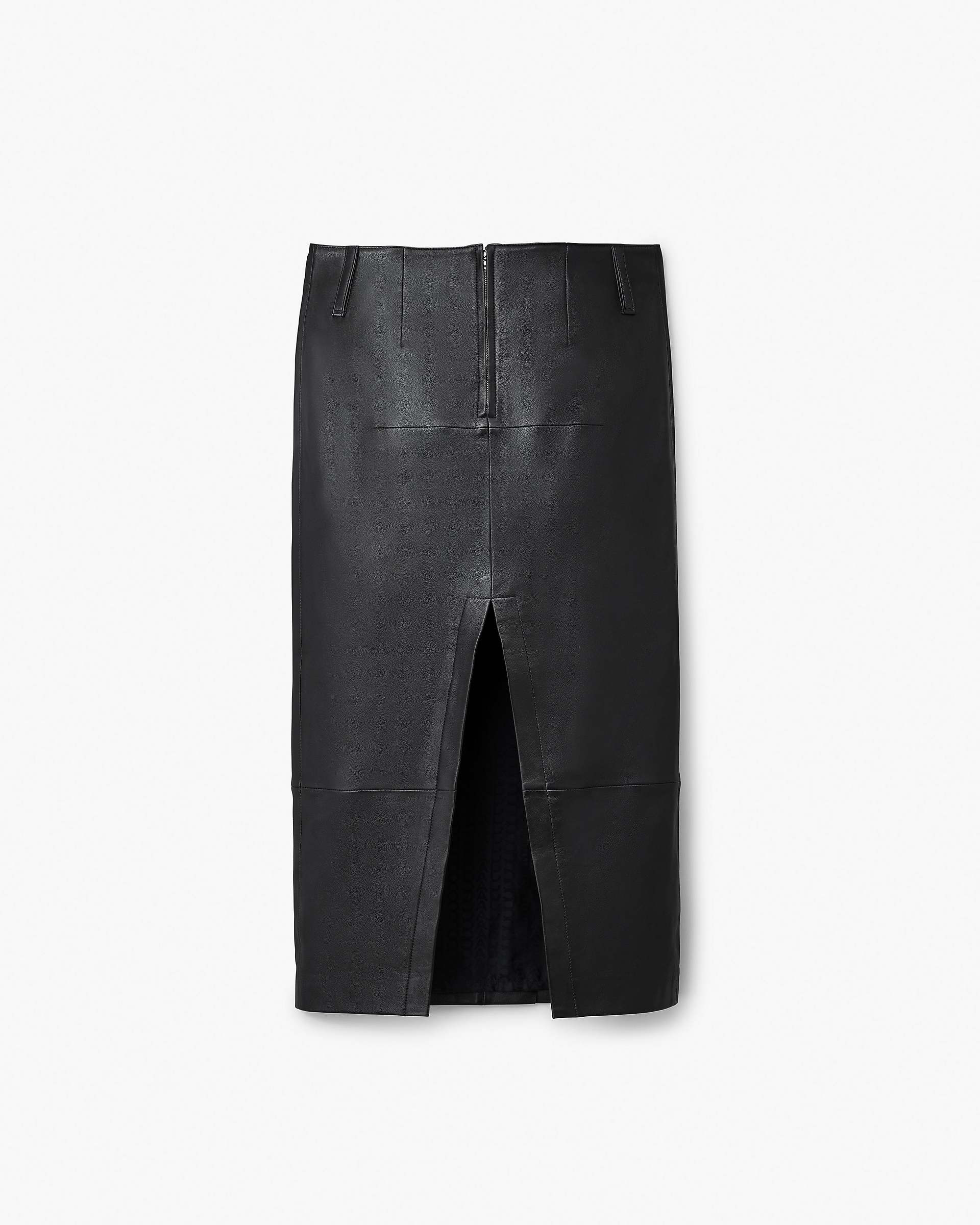 LEATHER SLIM SKIRT - 5