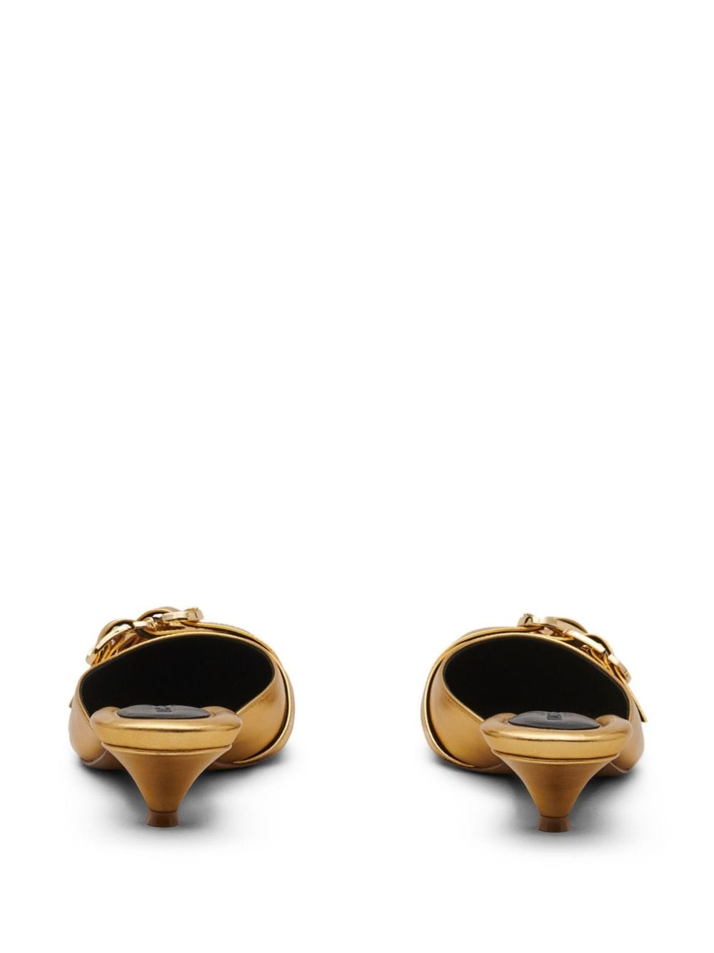 The Metallic J Marc Buckle mules - 3