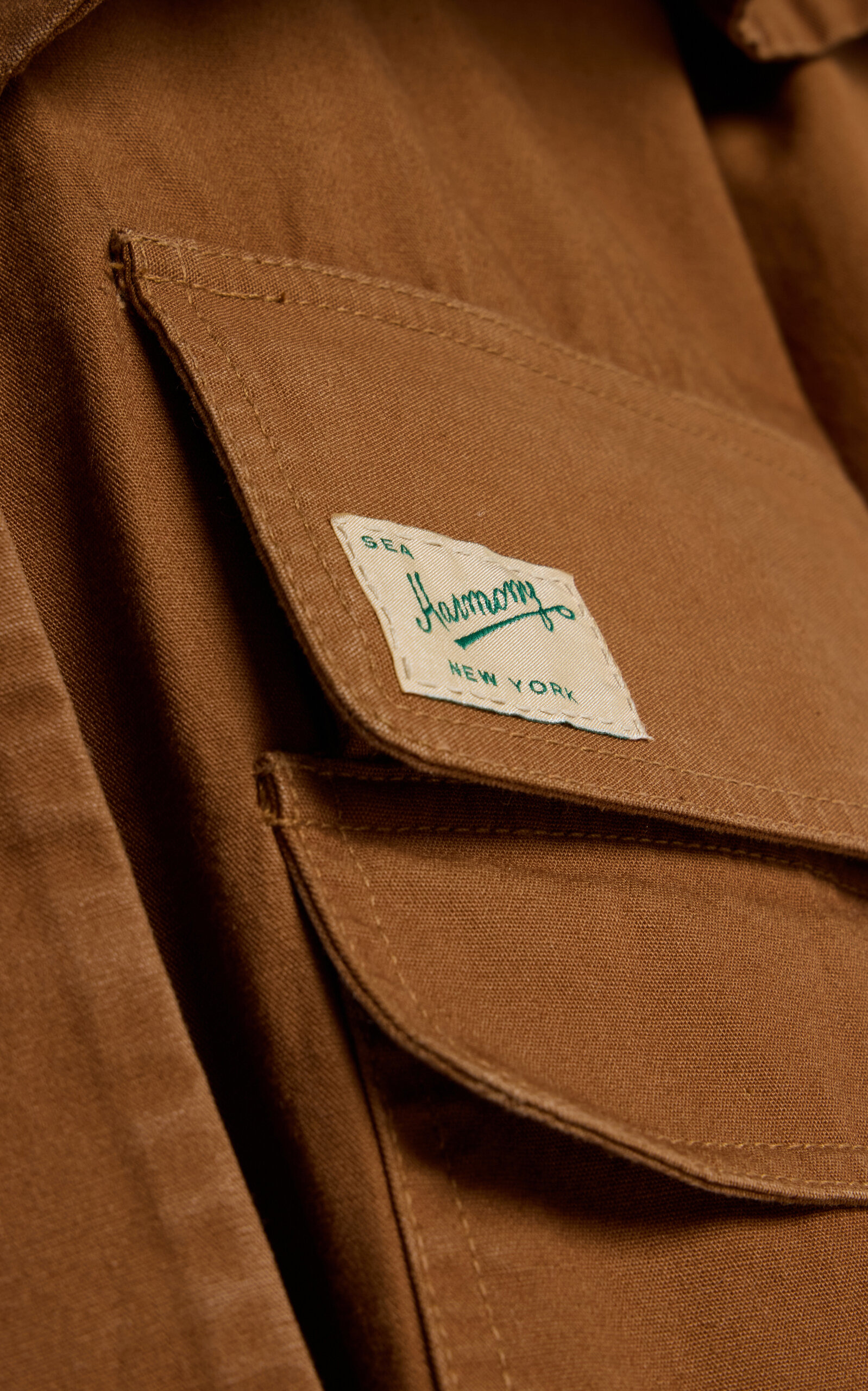 Carolyn Cape-Detailed Cotton Workwear Jacket brown - 6