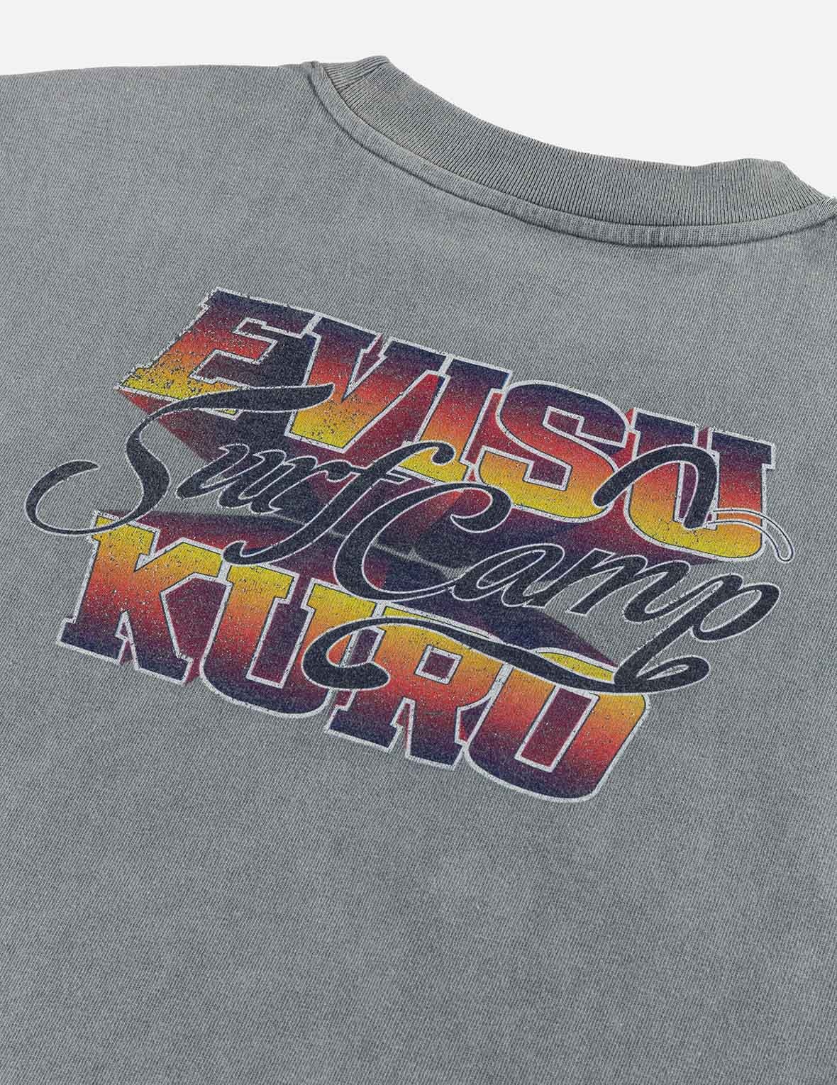Logo Embroidery and Surf Camp Print Regular Fit T-shirt - 5