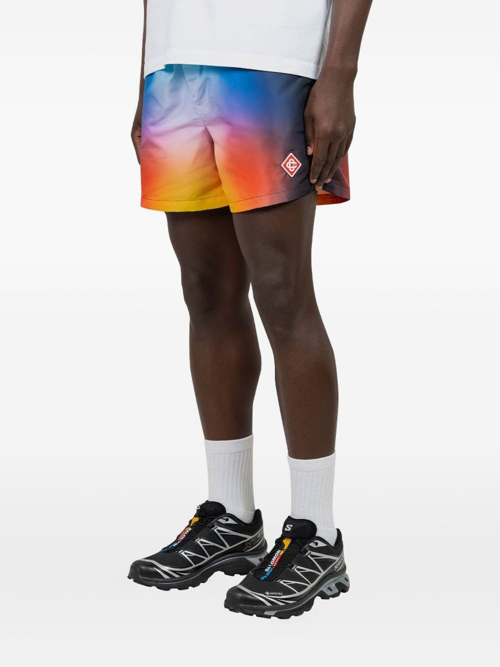ombre-effect swim shorts - 2