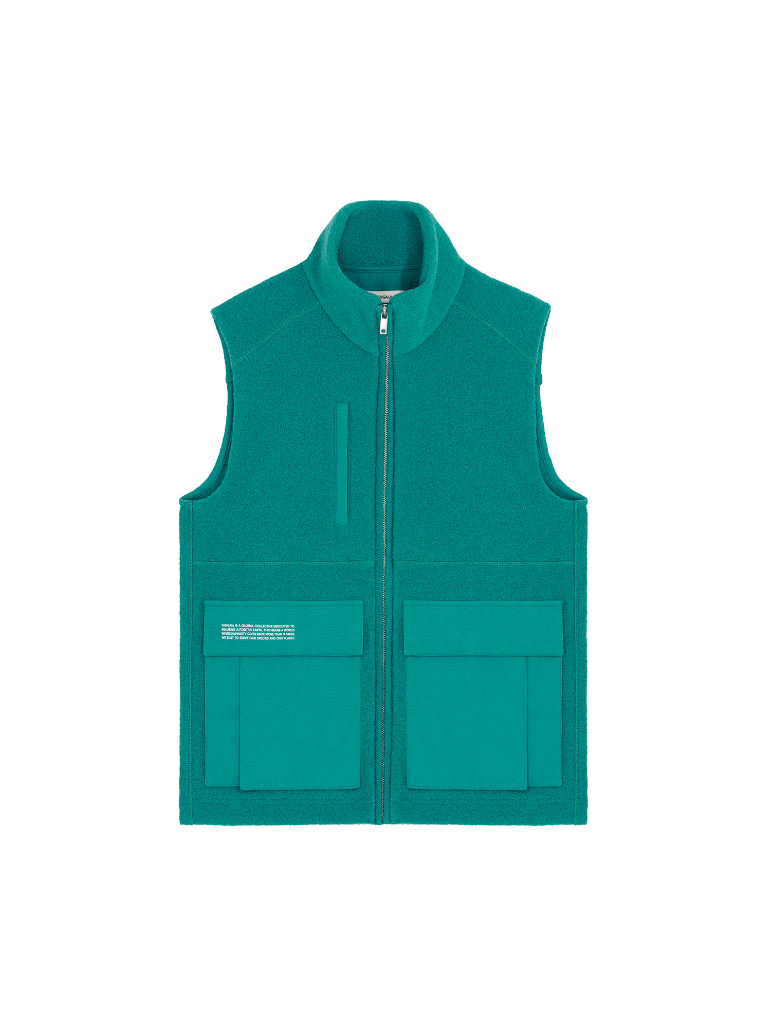 Women's DNA Utility Wool Gilet - Scarab Teal - 2