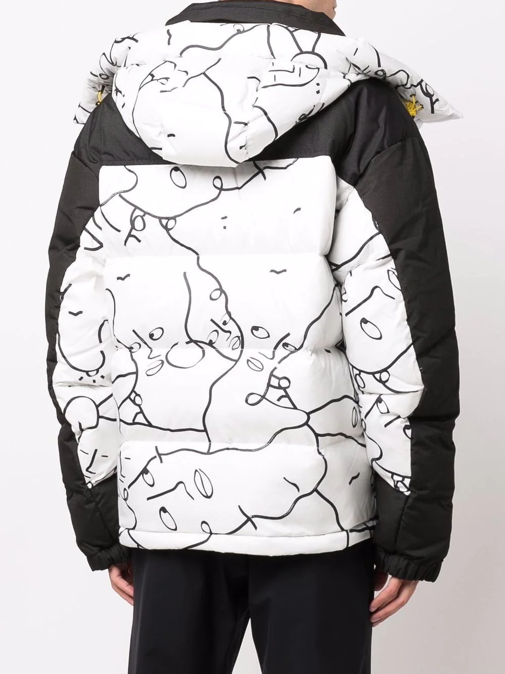 graphic-print puffer jacket - 5