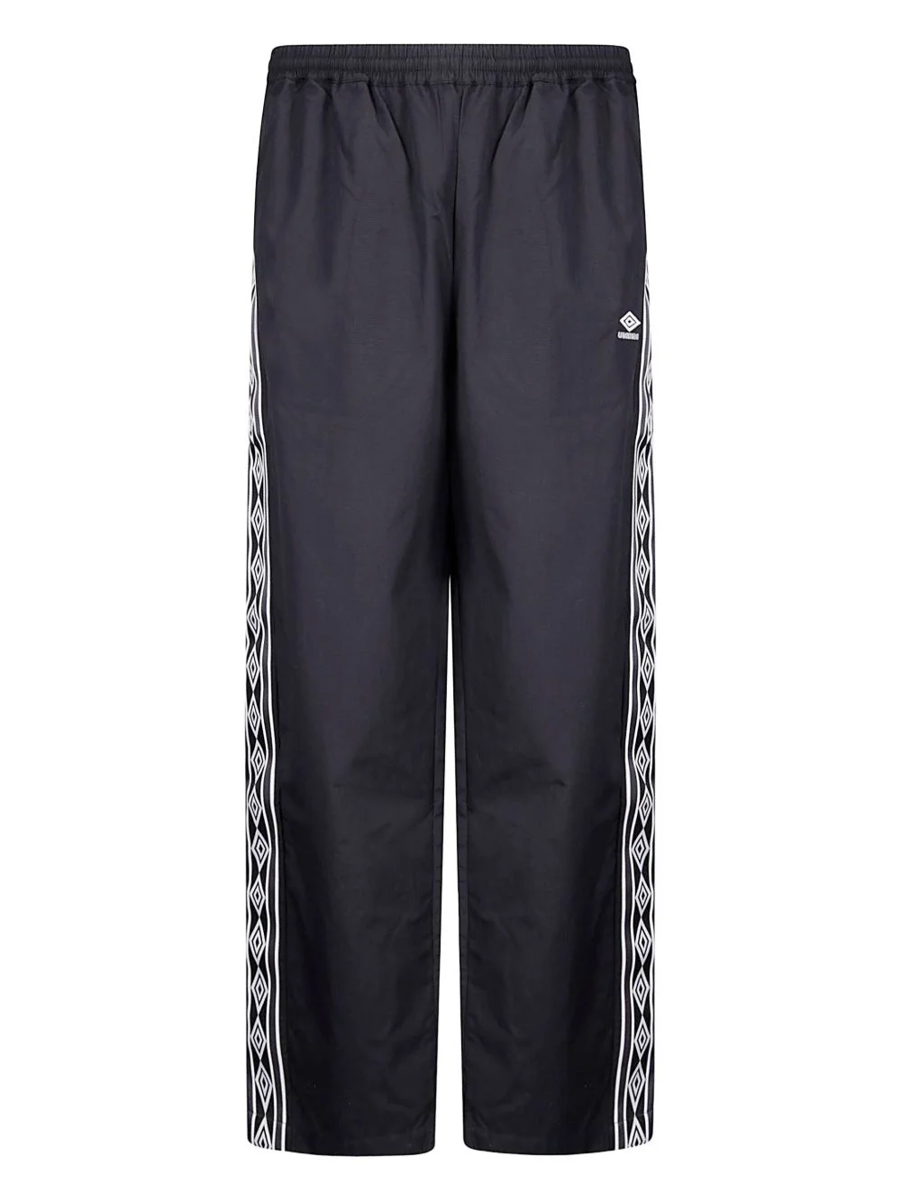 elastic-waistband side-stripes trousers - 1