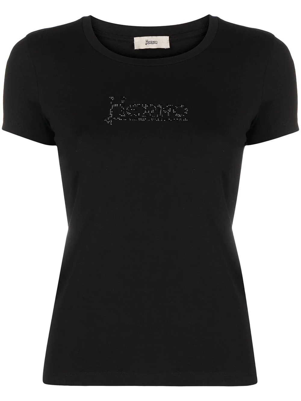 logo-studded T-shirt - 1