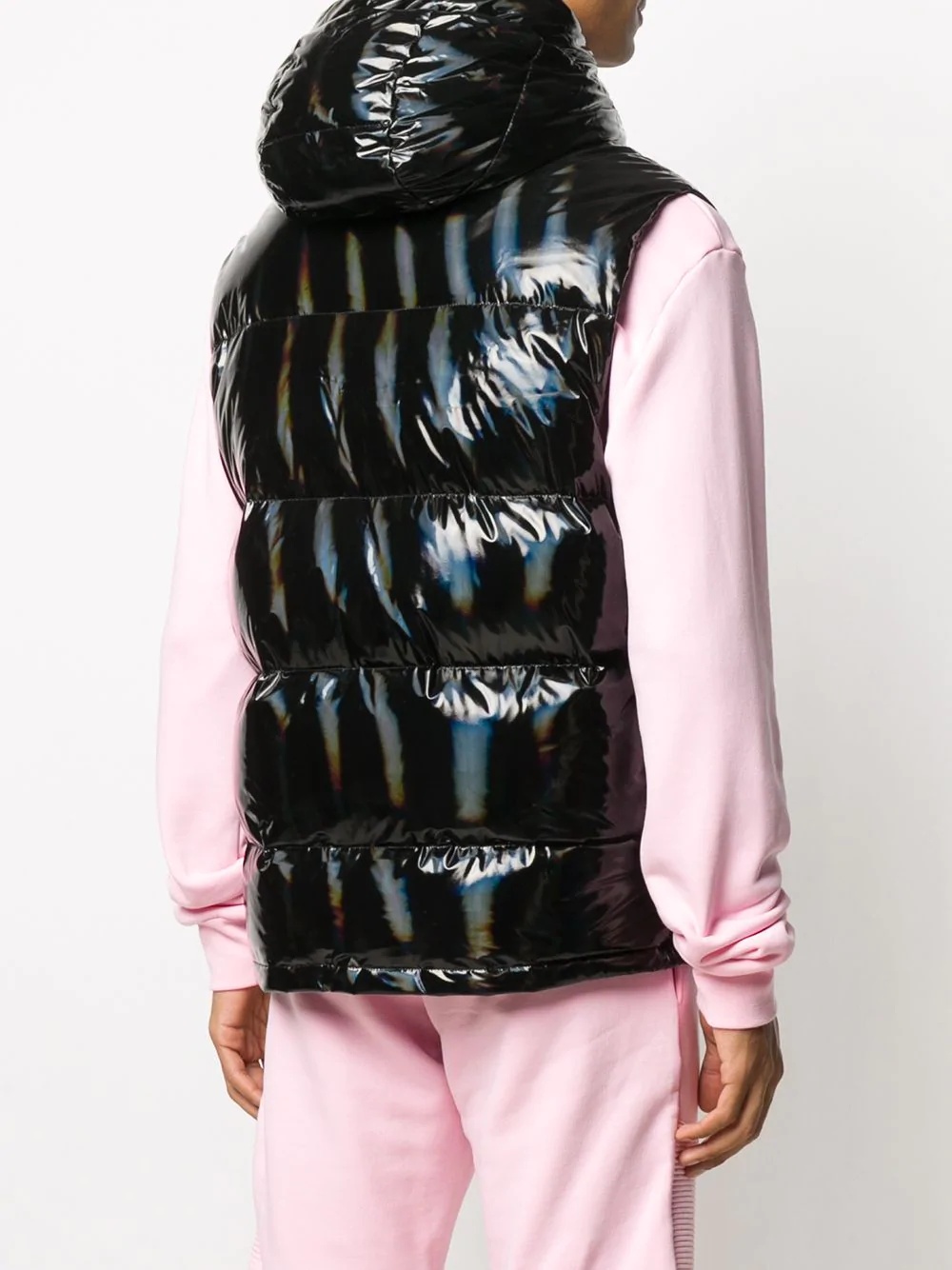 reflective light padded gilet - 5