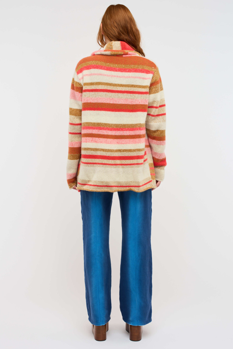 STRIPE ITALY SMOKING JACKET 4